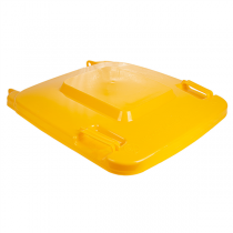 COUVERCLE POUR CONTENEUR 240L  71x56x7,4 CM JAUNE HDPE (1 UNITÉ) - Garcia de Pou