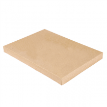 COUVERCLES POUR BOÎTES 253.13  300 G/M2 26,2x15,5x3 CM NATUREL KRAFT (100 UNITÉ) - Garcia de Pou