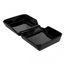 BURGER BOX  26x13,7x3,4 CM NOIR PORCELAINE (6 UNITÉ) - Garcia de Pou