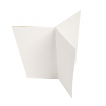 INTERCALAIRE 3 COMPART.  260 + 36 PE G/M2 Ø12,7/10,4x8,5 CM BLANC CARTON (500 UNITÉ) - Garcia de Pou