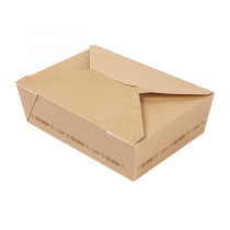 BOÎTES AMÉRICAINES MICRO-ONDABLES "THEPACK" 1980 ML 240 G/M2 19,6x14x6,2 CM NATUREL CARTON ONDULÉ NANO-MICRO (200 UNITÉ) - Garcia de Pou