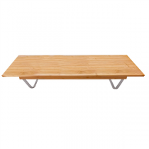 PLATEAU AVEC SUPPORT  54x19x10,5 CM NATUREL BAMBOU (1 UNITÉ)