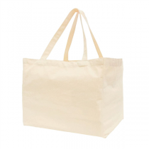 SACS RÉUTILISABLES  140 G/M2 38+12x42 CM BEIGE COTON (25 UNITÉ)