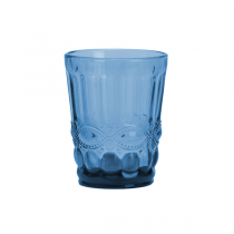 GOBELETS "VINTAGE" 250 ML Ø8x10 CM BLEU VERRE (6 UNITÉ)