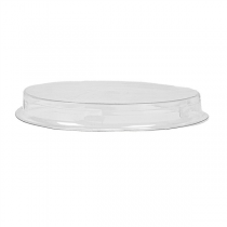 COUVERCLES POUR RÉCIPIENTS 133.08   Ø7,9 CM TRANSPARENT RPET (50 UNITÉ)