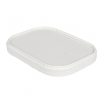 COUVERCLES POUR R&Eacute;CIPIENTS 266.26/27/28  320 + 30 PE G/M2 17,3x12,3x2 CM BLANC KRAFT (300 UNIT&Eacute;)