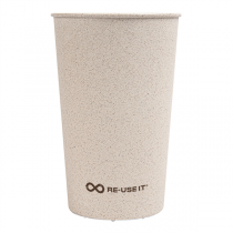 VERRES RÉUTILISABLES 330 ML Ø7,5/5,5x11,5 CM NATUREL RICE HUSK BIOCOMPOSITE (540 UNITÉ)