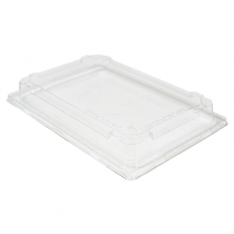 COUVERCLES POUR R&Eacute;F. 267.98  23,3x15,8x3 CM TRANSPARENT RPET (70 UNIT&Eacute;)