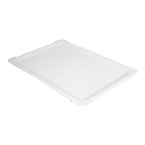 PLATEAUX P&Acirc;TISSERIE - PETITS  300 G/M2 26x18CM BLANC CARTON (250 UNIT&Eacute;)