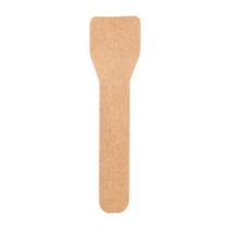 CUILL&Egrave;RES &Agrave; GLACES "PAPER CUTLERY" 960 G/M2 9,5 CM NATUREL PAPIER (500 UNIT&Eacute;)