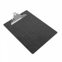 PLANCHE PORTE MENU AVEC PINCE  22,9x31,8x0,4 CM NOIR MDF (12 UNIT&Eacute;)