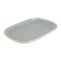 ASSIETTES RECTANGULAIRES "FALL" "AKALA"  20x13x1,9 CM PERLE PORCELAINE (6 UNIT&Eacute;)