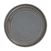 ASSIETTES PLATES "URBAN" "AKALA"  &Oslash; 18,5x1,6 CM CIMENT PORCELAINE (6 UNIT&Eacute;)