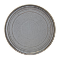 ASSIETTES PLATES "URBAN" "AKALA"  &Oslash; 22,5x2,2 CM CIMENT PORCELAINE (6 UNIT&Eacute;)
