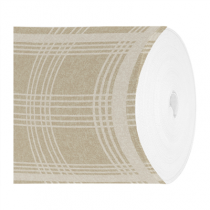 "T&Ecirc;TE-&Agrave;-T&Ecirc;TE" PR&Eacute;. 120CM (20 FEU.) "X-SOFT" "MADRAS I" 65 G/M2 0,40x24 M KAKI AIRLAID (6 UNIT&Eacute;)