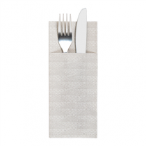 SERVIETTES "CANGURITO" "MIST" 55 G/M2 33x40 CM BLANC AIRLAID (700 UNIT&Eacute;)