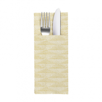 SERVIETTES "CANGURITO" "MIST" 55 G/M2 33x40 CM KAKI AIRLAID (700 UNIT&Eacute;)
