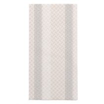 SERVIETTES PLIAGE 1/8 "SLIM PLUS" "LIKE LINEN - MADRAS III" 70 G/M2 39x50 CM GRIS/ABRICOT SPUNLACE (600 UNIT&Eacute;)