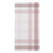 SERVIETTES PLIAGE 1/8 "SLIM PLUS" "LIKE LINEN - MADRAS II" 70 G/M2 39x50 CM BORDEAUX SPUNLACE (600 UNIT&Eacute;)