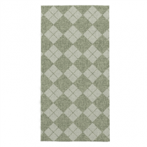 SERVIETTES PLIAGE 1/8 "SLIM PLUS" "LIKE LINEN - ARGYLE" 70 G/M2 39x50 CM VERT SPUNLACE (600 UNIT&Eacute;)