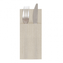 SERVIETTES "CANGURITO" "X-SOFT" "DUNE" 65 G/M2 33x40 CM TAUPE AIRLAID (700 UNIT&Eacute;)