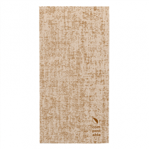 SERVIETTES PLIAGE 1/8 "TUNDRA" 55 G/M2 40x40 CM CARAMEL AIRLAID (700 UNIT&Eacute;)