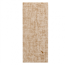 SERVIETTES PLIAGE 1/8 "SLIM" "TUNDRA" 55 G/M2 33x40 CM CARAMEL AIRLAID (700 UNIT&Eacute;)