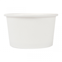 PETITS POTS  50 ML (1,6 oz) 210 + 18 PE G/M2 &Oslash;6/5x3,1 CM BLANC CARTON (1000 UNIT&Eacute;)