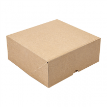 BO&Icirc;TES PATISSERIES SANS FEN&Ecirc;TRE THEPACK  21x21x7,5 CM NATUREL CARTON NANO-MICRO (200 UNIT&Eacute;)