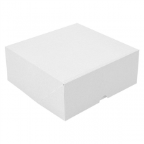BO&Icirc;TES PATISSERIES SANS FEN&Ecirc;TRE THEPACK  21x21x7,5 CM BLANC CARTON NANO-MICRO (200 UNIT&Eacute;)