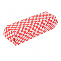 COQUILLES "HOT DOG" THEPACK "RED FITIPALDI"  23,2x9x6,3 CM ROUGE/NATUREL CARTON NANO-MICRO (450 UNIT&Eacute;)