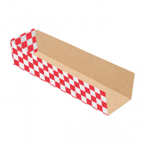 PELLES HOT DOG THEPACK "RED FITIPALDI"  4,7x18,2x4 CM ROUGE/NATUREL CARTON NANO-MICRO (1200 UNIT&Eacute;)