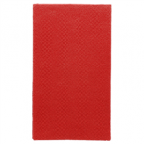 SERVIETTES ECOLABEL P. 1/6 "DOUBLE POINT" 18 G/M2 30x40 CM ROUGE OUATE (1500 UNIT&Eacute;)