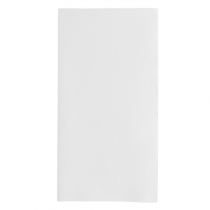 SERVIETTES P. 1/8  55 G/M2 50x50 CM BLANC AIRLAID (400 UNIT&Eacute;)