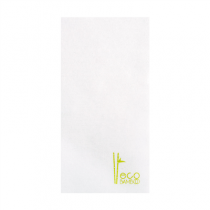 SERVIETTES P.1/8 "ECO-BAMBOO" 70 G/M2 40x40 CM BLANC BAMBOU (600 UNIT&Eacute;)