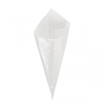 SACHETS EN POINTE PFAS FREE "JUST PAPER" 100 G 60 G/M2 24x17 CM TRANSLUCIDE PAPIER CRISTAL (2000 UNIT&Eacute;)