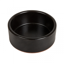 R&Eacute;CIPIENTS EN FA&Iuml;ENCE  75 ML &Oslash; 7,5x2,9 CM NOIR CERAMIQUE (30 UNIT&Eacute;)