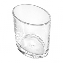 GOBELETS OVALES BPA FREE 95 ML 6,6/6,2x4,7x6,5 CM TRANSPARENT SAN (6 UNIT&Eacute;)