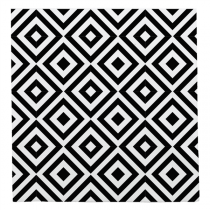 SERVIETTES LIKE LINEN "VERTEX" 70 G/M2 40x40 CM BLANC/NOIRE SPUNLACE (600 UNIT&Eacute;)