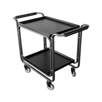 CHARIOT &Agrave; LIQUEURS ARROW  96x50x83 CM NOIR MAT INOX (1 UNIT&Eacute;)