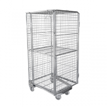 CHARIOT DE TRANSPORT AVEC CAGE ARROW  71,5x82,5x172 CM ARGENTE FER (1 UNIT&Eacute;)