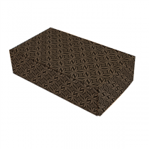 COFFRETS 2 BOUTEILLES THEPACK "BLOOM"  34x18,5x9 CM NATUREL CARTON MICROCANAL (50 UNIT&Eacute;)