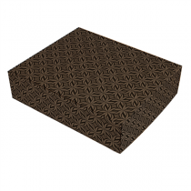 COFFRETS 3 BOUTEILLES THEPACK "BLOOM"  34x28x9 CM NATUREL CARTON MICROCANAL (30 UNIT&Eacute;)