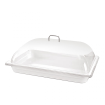 COUPOLE 1/1 GN BPA FREE  53,8x33,3x14,5 CM TRANSPARENT SAN (1 UNIT&Eacute;)