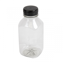 BOUTEILLES  350 ML 6,2x6,2x13,8 CM TRANSPARENT - RECYCL&Eacute; RPET (186 UNIT&Eacute;)