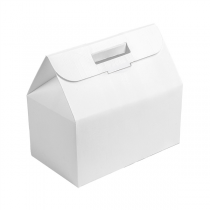BO&Icirc;TES TRANSPORT DE REPAS THEPACK  30x18x30 CM BLANC CARTON MICROCANAL (100 UNIT&Eacute;)