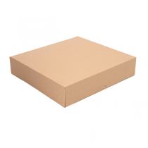 BO&Icirc;TES PATISSERIES SANS FEN&Ecirc;TRE THEPACK  23x23x5 CM NATUREL CARTON NANO-MICRO (200 UNIT&Eacute;)
