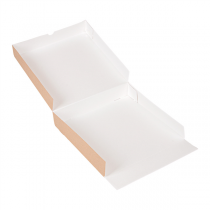 BO&Icirc;TES PATISSERIES SANS FEN&Ecirc;TRE THEPACK  26x26x5 CM NATUREL CARTON NANO-MICRO (100 UNIT&Eacute;)