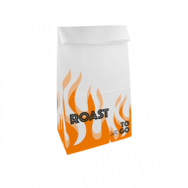 SAC POUR 1 POULET "ROAST TO GO" 45 G/M2 + 20&micro; PP 20+7x35 CM BLANC PAPIER (500 UNIT&Eacute;)