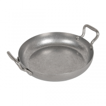 PO&Ecirc;LE &Agrave; PAELLA DE SERVICE AVEC POIGN&Eacute;ES ARTINOX  &Oslash; 24x4,5 CM ARGENTE INOX (6 UNIT&Eacute;)